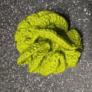 crochet hair scrunchie.